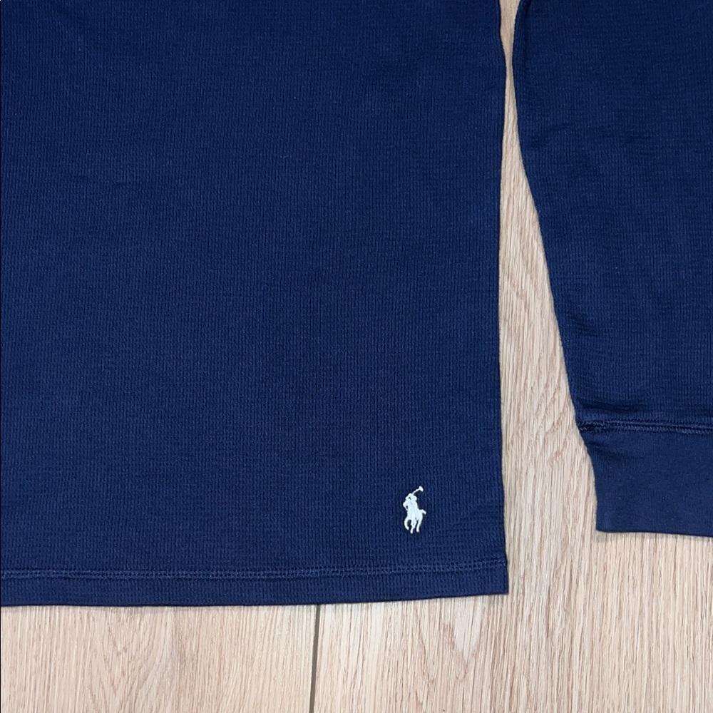 NWOT - Polo by Ralph Lauren Men's Waffle Henley Long Sleeve Sleepwear/Daywear - Picture 4 of 6